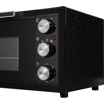 Sencor - Elektrisk ovn 20 l 1650W/230V sort