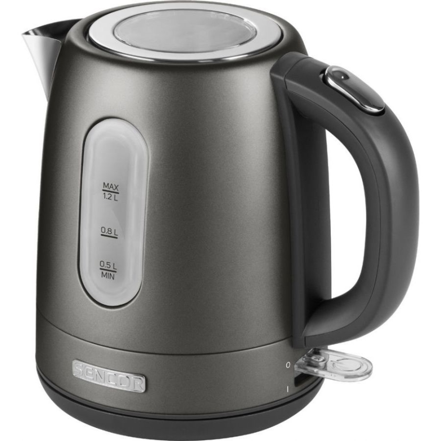 Sencor - Elkedel 1,2 l 2150W/230V antracitgrå