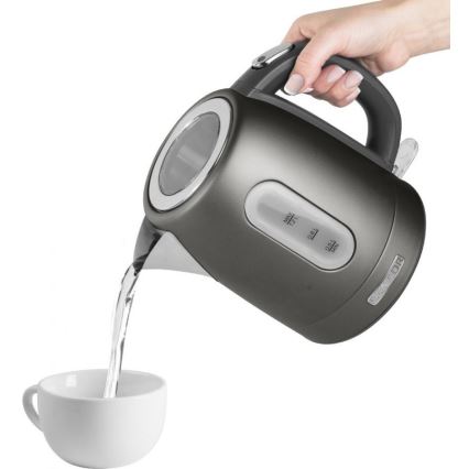 Sencor - Elkedel 1,2 l 2150W/230V antracitgrå