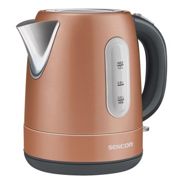 Sencor - Elkedel 1,2 l 2150W/230V kobberfarvet