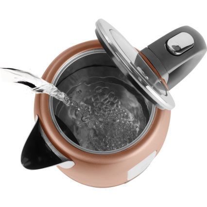 Sencor - Elkedel 1,2 l 2150W/230V kobberfarvet