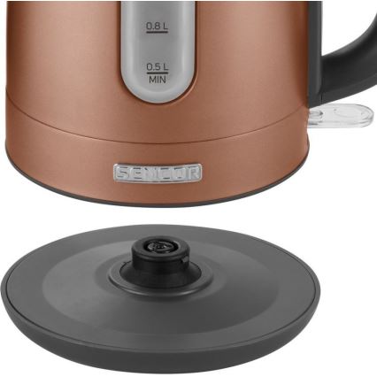 Sencor - Elkedel 1,2 l 2150W/230V kobberfarvet