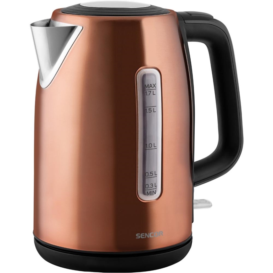 Sencor - Elkedel 1,7 l 2200W/230V kobber