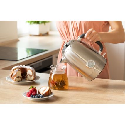 Sencor - Elkedel 1,7 l 2200W/230V rustfrit stål