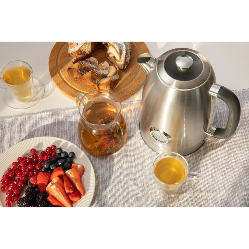 Sencor - Elkedel 1,7 l 2200W/230V rustfrit stål