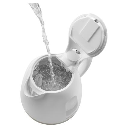 Sencor - Elkedel 1 l 1100W/230V hvid/beige