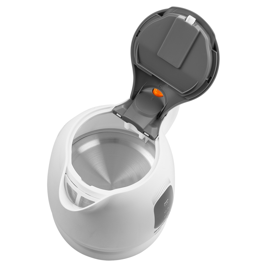 Sencor - Elkedel 1 l 1100W/230V hvid/grå