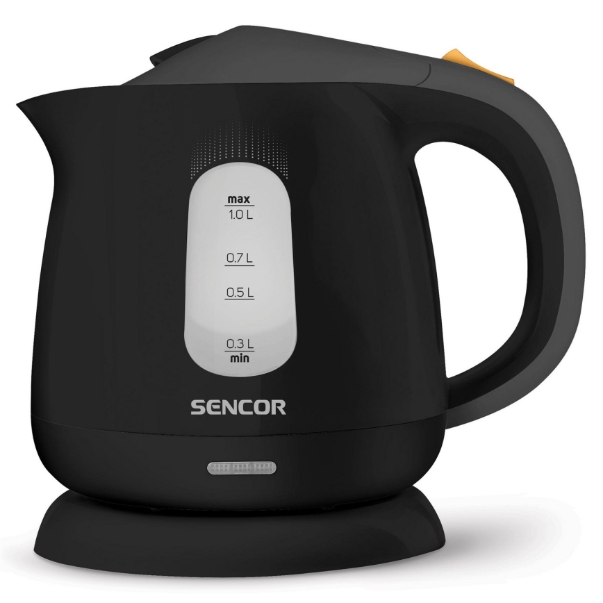 Sencor - Elkedel 1 l 1100W/230V sort/grå