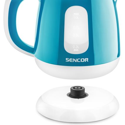 Sencor - Elkedel 1 l 1100W/230V turkis