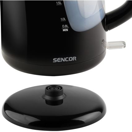 Sencor - Elkedel 2,5 l 2200W/230V sort