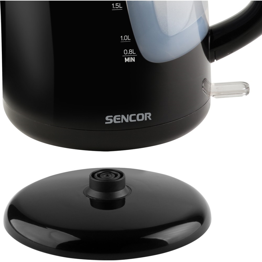 Sencor - Elkedel 2,5 l 2200W/230V sort