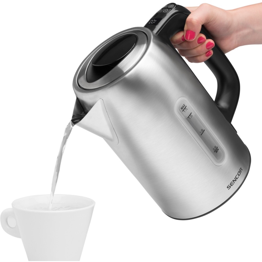 Sencor -Elkedel med termoregulering 1,7 l 2400W/230V