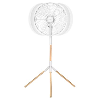 Sencor - Gulvventilator 50 W/230 V, Ø 40 cm, hvid/bøg