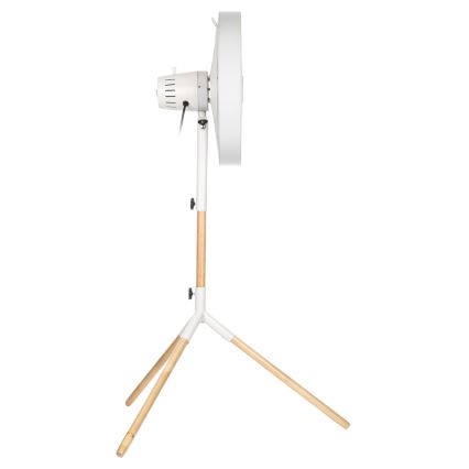 Sencor - Gulvventilator 50 W/230 V, Ø 40 cm, hvid/bøg