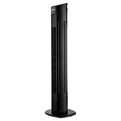 Sencor - Gulvventilator 50W/230V sort + fjernbetjening