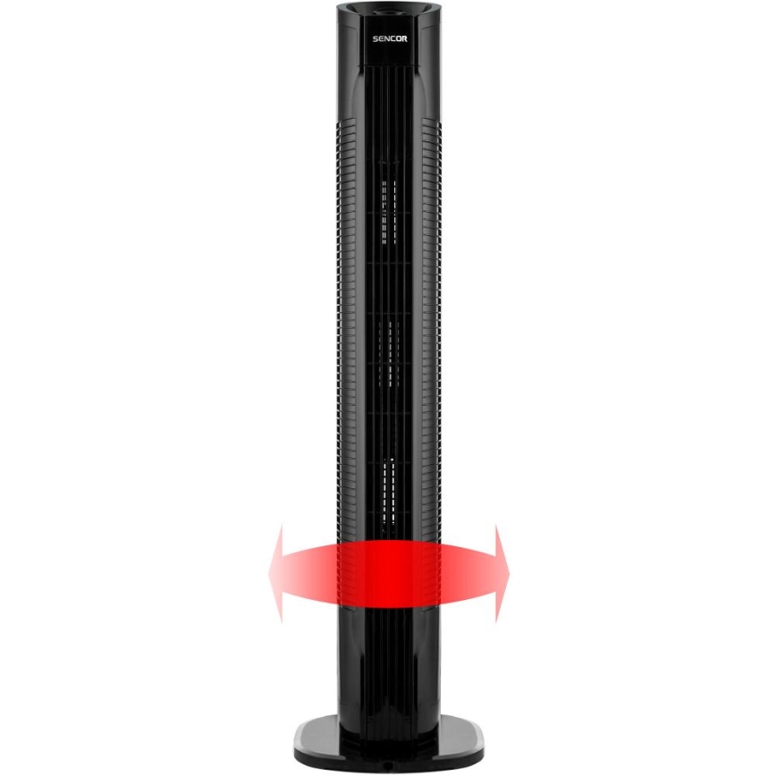 Sencor - Gulvventilator 50W/230V sort