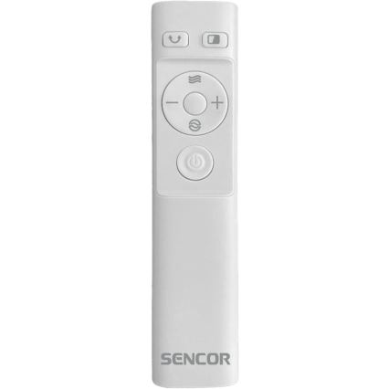 Sencor - Gulvventilator uden vinger 50W/230V hvid + fjernbetjening