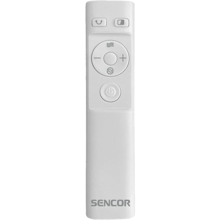 Sencor - Gulvventilator uden vinger 50W/230V hvid + fjernbetjening