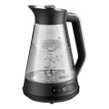 Sencor - Hurtig elkedel med temperaturstyring 1,5 l 2150W/230V sort/rosaguld