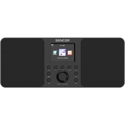 Sencor - Internet radio 20W/5V Wi-Fi + fjernbetjening
