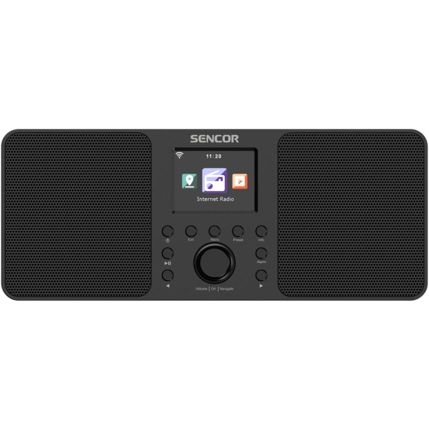 Sencor - Internet radio 20W/5V Wi-Fi + fjernbetjening
