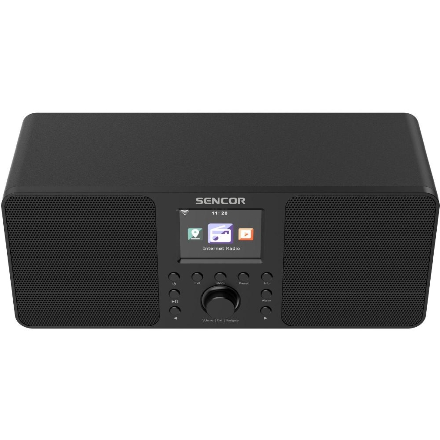 Sencor - Internet radio 20W/5V Wi-Fi + fjernbetjening
