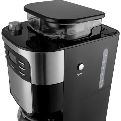 Sencor - Kaffemaskine 1,5 l med LCD-display 900W/230V