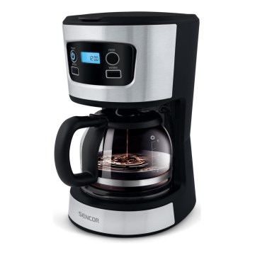 Sencor - Kaffemaskine med LCD-display 700W/230V