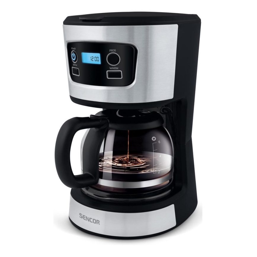 Sencor - Kaffemaskine med LCD-display 700W/230V