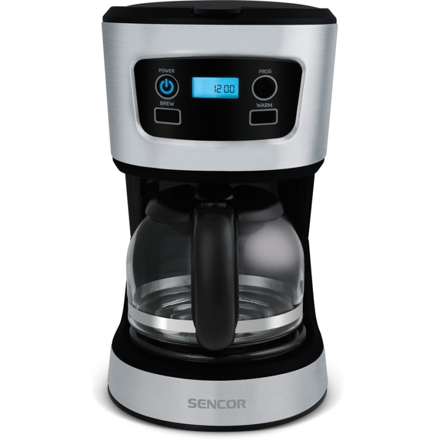 Sencor - Kaffemaskine med LCD-display 700W/230V