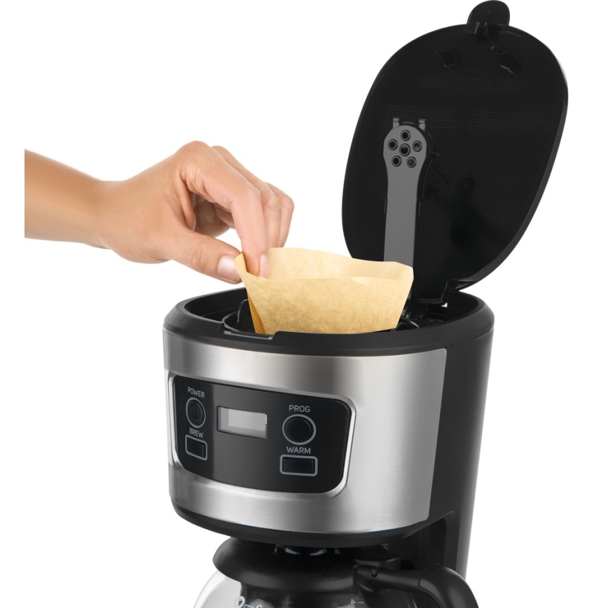Sencor - Kaffemaskine med LCD-display 700W/230V
