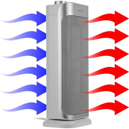 Sencor - Keramisk varmeblæser 1000/2000W/230V