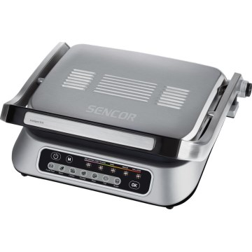 Sencor - Kontaktgrill 2100W/230V mat krom