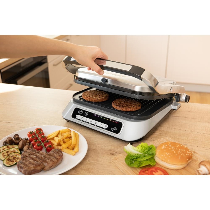Sencor - Kontaktgrill 2100W/230V mat krom