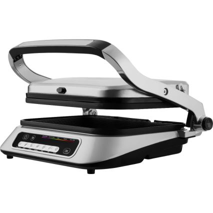 Sencor - Kontaktgrill 2100W/230V mat krom