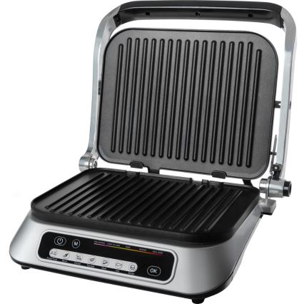 Sencor - Kontaktgrill 2100W/230V mat krom