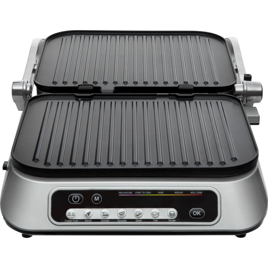 Sencor - Kontaktgrill 2100W/230V mat krom