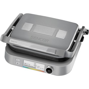 Sencor - Kontaktgrill 2100W/230V mat krom