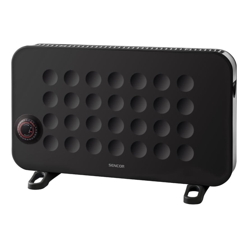 Sencor - Konvektionsradiator 750/1250/2000W/230V termostat IP24 sort