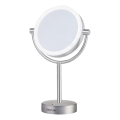Sencor - Kosmetikspejl med LED-belysning LED/5W/230V rustfrit stål