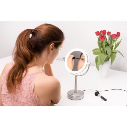 Sencor - Kosmetikspejl med LED lys LED/5W/230V rustfri