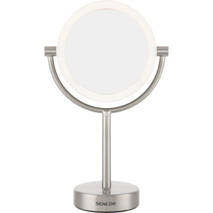 Sencor - Kosmetikspejl med LED lys LED/5W/230V rustfri