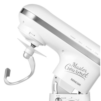 Sencor - Køkkenmaskine med skål i rustfrit stål 600W/230V