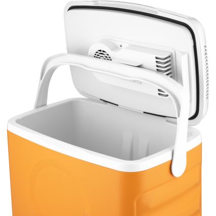 Sencor - Køleboks 22 l 45W/12V orange/hvid