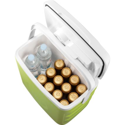 Sencor - Køleboks 30 l 55W/5V/12V/230V grøn/hvid
