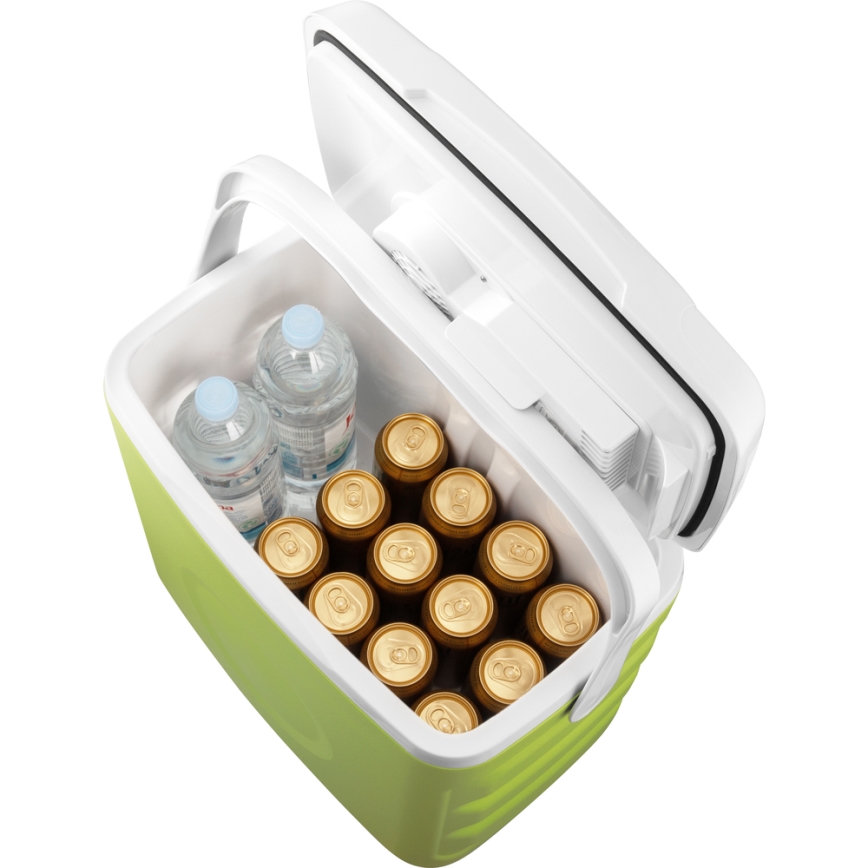 Sencor - Køleboks 30 l 55W/5V/12V/230V grøn/hvid