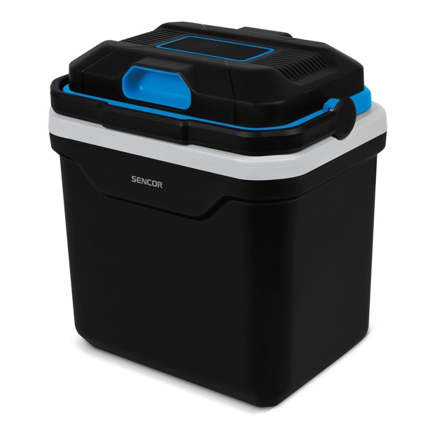 Sencor - Køleboks til bil 24 l 60W/12V/230V sort