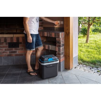 Sencor - Køleboks til bil 24 l 60W/12V/230V sort