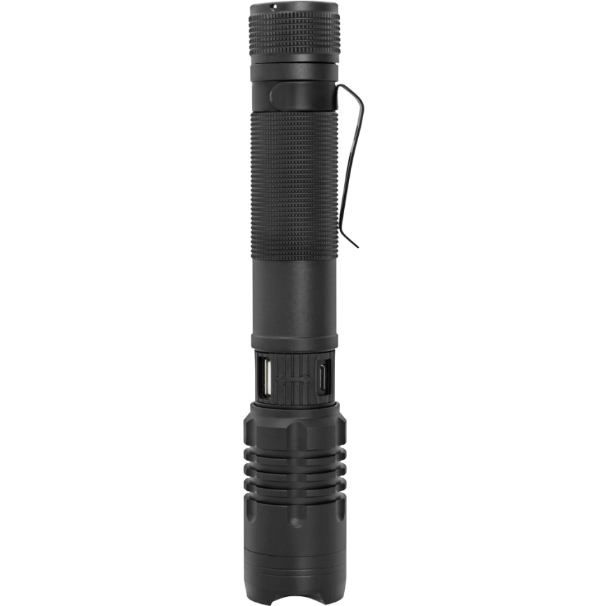 Sencor - LED Genopladelig lommelygte LED/10W IP22 sort