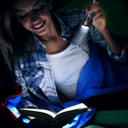 Sencor - LED lommelygte genopladelig LED/5W/2200 mAh IP44 aluminium